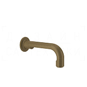 Gessi Inciso Излив настенный для ванны 19 см, фиксированный, цвет: antique brass 58103#713