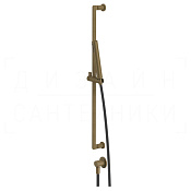Gessi Inciso Душевой гарнитур: ручной душ, штанга, держатель, шланг 150 см, цвет: antique brass 58142#713