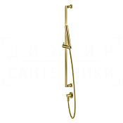 Gessi Inciso Душевой гарнитур: ручной душ, штанга, держатель, шланг 150 см, цвет: gold brushed 58142#716