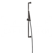 Gessi Inciso Душевой гарнитур: руч. душ, штанга, держ., шланг 150 см, цвет: black metal brushed PVD 58145#707