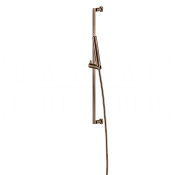Gessi Inciso Душевой гарнитур: ручной душ, штанга, держатель, шланг 150 см, цвет: copper brushed PVD 58145#708