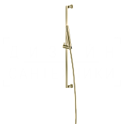 Gessi Inciso Душевой гарнитур: ручной душ, штанга, держатель, шланг 150 см, цвет: brushed brass PVD 58145#727