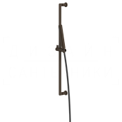 Gessi Inciso Душевой гарнитур: ручной душ, штанга, держатель, шланг 150 см, цвет: dark bronze 58145#845