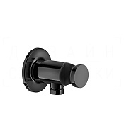 Gessi Inciso Шланговое подключение с держателем для душа, цвет: black metal PVD 58161#706