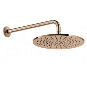 Gessi Inciso Верхний душ d30,1 см, настенный кронштейн, 1 вид струи, цвет: copper PVD 58248#030