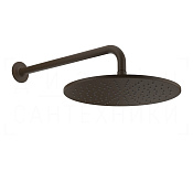 Gessi Inciso Верхний душ d30,1 см, настенный кронштейн, 1 вид струи, цвет: dark bronze 58248#845