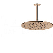 Gessi Inciso Верхний душ d30 см, потолочный кронштейн, 1 вид струи, цвет: copper PVD 58252#030