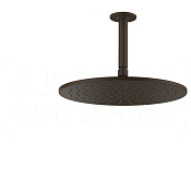 Gessi Inciso Верхний душ d30 см, потолочный кронштейн, 1 вид струи, цвет: dark bronze 58252#845