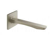 Gessi Rilievo Излив настенный для раковины 21,5 см, фиксированный, цвет: finox brushed nickel 59100#149