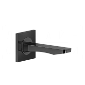 Gessi Rilievo Излив настенный для раковины 17 см, фиксированный, цвет: black metal PVD 59103#706