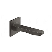 Gessi Rilievo Излив настенный для раковины 17 см, фиксированный, цвет: black metal brushed PVD 59103#707