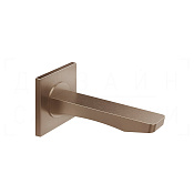 Gessi Rilievo Излив настенный для раковины 17 см, фиксированный, цвет: copper brushed PVD 59103#708