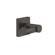 Gessi Rilievo Держатель для ручного душа поворотный, цвет: black metal brushed PVD 59160#707