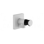 Gessi Rilievo Шланговое подключение с держателем для душа, цвет: matte white 59161#279