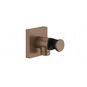 Gessi Rilievo Шланговое подключение с держателем для душа, цвет: copper brushed PVD 59161#708