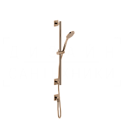 Gessi Rilievo Душевой гарнитур: ручной душ, штанга, держатель, шланг 150 см, цвет: copper PVD 59242#030
