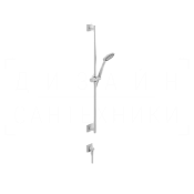 Gessi Rilievo Душевой гарнитур: ручной душ, штанга, держатель, шланг 150 см, цвет: matte white 59242#279