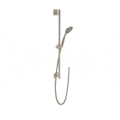 Gessi Rilievo Душевой гарнитур: ручной душ, штанга, держ., шланг 150 см, цвет: finox brushed nickel 59245#149