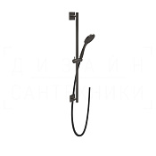 Gessi Rilievo Душевой гарнитур: ручной душ, штанга, держатель, шланг 150 см, цвет: black metal PVD 59245#707
