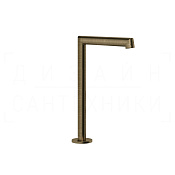 Gessi Anello Излив высокий отдельностоящий для раковины 16 см, цвет: antique brass 63323#713