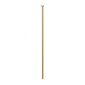Gessi Anello Излив потолочный для раковины 160 см, цвет: warm bronze brushed PVD 63399#726