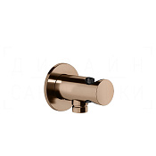 Gessi Anello Шланговое подключение с держателем для душа, цвет: copper PVD 63461#030