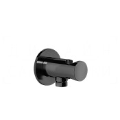 Gessi Anello Шланговое подключение с держателем для душа, цвет: black metal PVD 63461#706