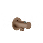 Gessi Anello Шланговое подключение с держателем для душа, цвет: copper brushed PVD 63461#708