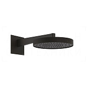 Gessi Inverso Diamantato Верхний душ d30 см, настенный кронштейн, 1 вид струи, цвет: aged bronze 63468#187