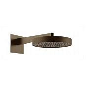 Gessi Inverso Diamantato Верхний душ d30 см, настен. кронштейн, 1 вид струи, цвет: coffee bronze PVD 63468#761