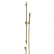 Gessi Anello Душевой гарнитур: ручной душ, штанга, держатель, шланг 150 см, цвет: brass PVD 63482#710