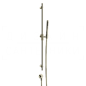 Gessi Anello Душевой гарнитур: ручной душ, штанга, держатель, шланг 150 см, цвет: nickel PVD 63482#720