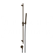 Gessi Anello Душевой гарнитур: ручной душ, штанга, держатель, шланг 150 см, цвет: dark bronze 63482#845