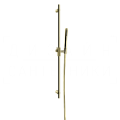 Gessi Anello Душевой гарнитур: ручной душ, штанга, держатель, шланг 150 см, цвет: brass PVD 63484#710