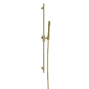 Gessi Anello Душевой гарнитур: ручной душ, штанга, держатель, шланг 150 см, цвет: brushed brass PVD 63484#727