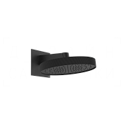 Gessi Inverso Rigato Верхний душ d30 см, настенный кронштейн, 1 вид струи, цвет: matte black 63549#299