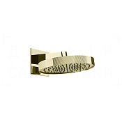 Gessi Inverso Rigato Верхний душ d30 см, настенный кронштейн, 1 вид струи, цвет: brass PVD 63549#710