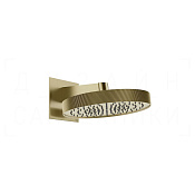 Gessi Inverso Верхний душ d30 см, настенный кронштейн, 1 вид струи, цвет: brushed brass PVD 63549#727