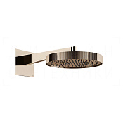 Gessi Inverso Верхний душ d30 см, настенный кронштейн, 1 вид струи, цвет: copper PVD 63568#030