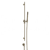 Gessi Ingranaggio Душевой гарнитур: ручной душ, штанга, шланг 150 см, цвет: finox brushed nickel 63582#149