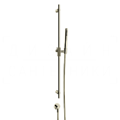 Gessi Ingranaggio Душевой гарнитур: ручной душ, штанга, держатель, шланг 150 см, цвет: nickel PVD 63582#720