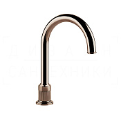 Gessi Venti20 Излив высокий отдельностоящий для раковины 17,2 см, цвет: copper PVD 65025#030