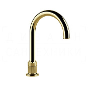 Gessi Venti20 Излив высокий отдельностоящий для раковины 17,2 см, цвет: gold PVD 65025#246