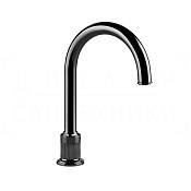 Gessi Venti20 Излив высокий отдельностоящий для раковины 17,2 см, цвет: black metal PVD 65025#706