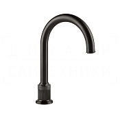 Gessi Venti20 Излив высокий отдельностоящий для раковины 17,2 см, цвет: black metal brushed PVD 65025#707