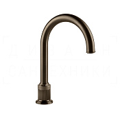 Gessi Venti20 Излив высокий отдельностоящий для раковины 17,2 см, цвет: coffee bronze brushed PVD 65025#761