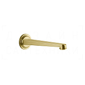 Gessi Venti20 Излив настенный 20,1 см, фиксированный, цвет: gold brushed 65102#716