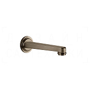 Gessi Venti20 Излив настенный 20,9 см, фиксированный, цвет: coffee bronze brushed PVD 65103#761