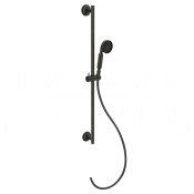 Gessi Venti20 Душевой гарнитур: ручной душ, штанга, держатель, шланг 150 см, цвет: aged bronze 65143#187
