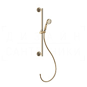 Gessi Venti20 Душевой гарнитур: ручной душ, штанга, держатель, шланг 150 см, цвет: warm bronze PVD 65143#735